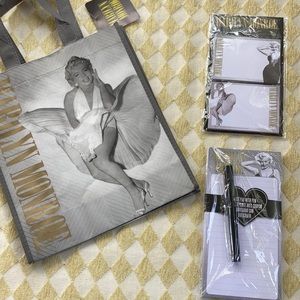 Marylin Monroe Stationary Novelties, Set of 3 NWT